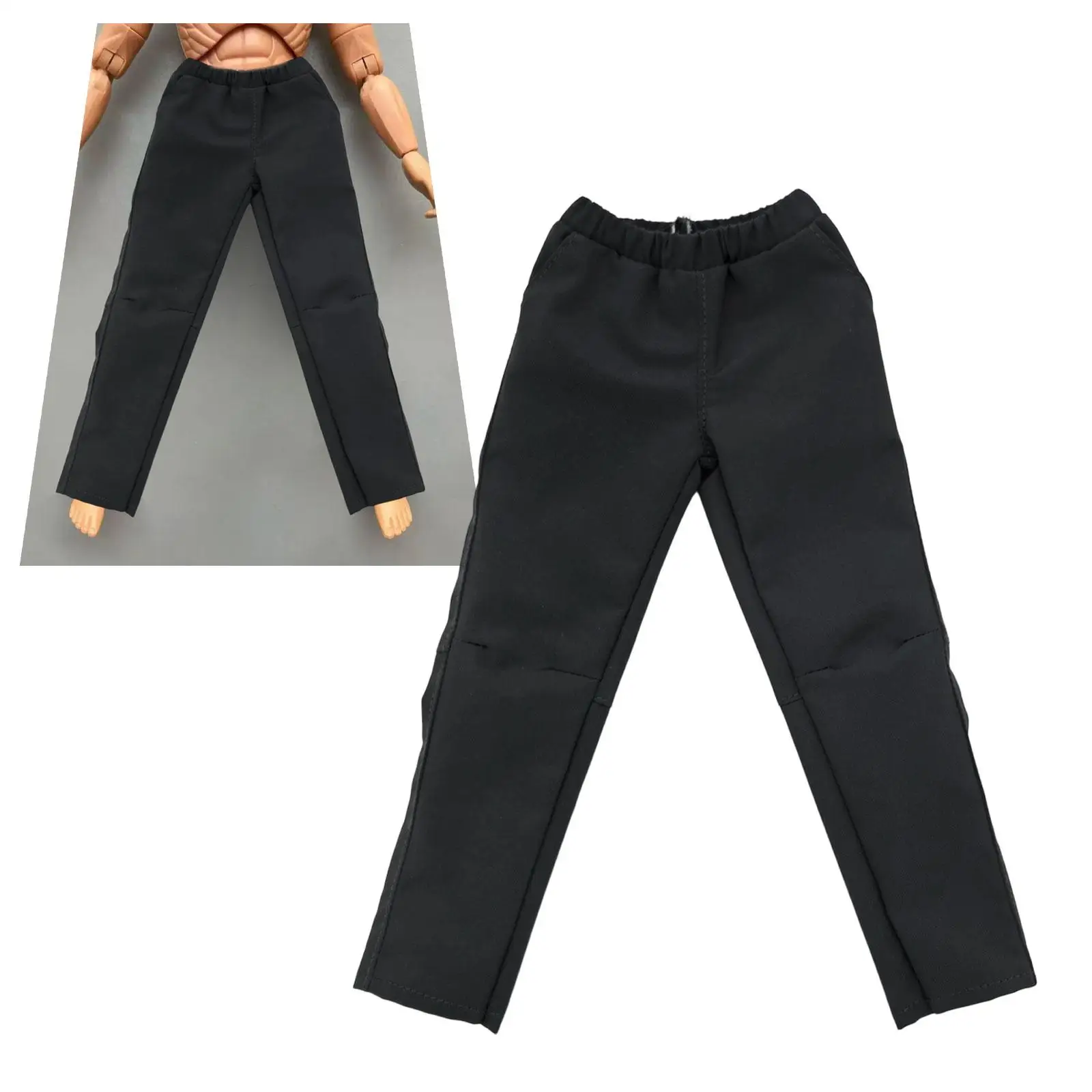 

Одежда для фигурок 1:6: мужские брюки для переодевания, тканевые, мини, повседневные, модные, аксессуары для кукольных костюмов для 12-дюймовых мужских фигурок