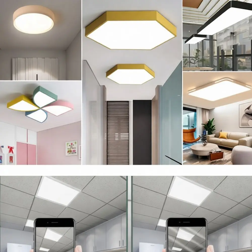 LED Circular Retrofit Board Ceiling Light Replacement Module Bright Home Lighting Upgrade Accessory Energy Saving