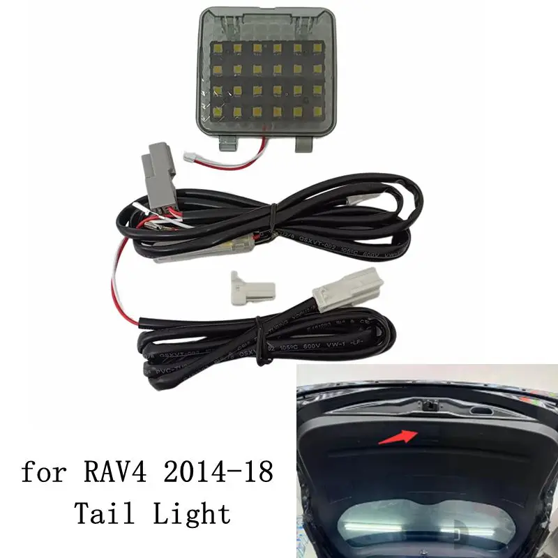 

LED Car Tail Light Trunk Light Tailgate Lamp Suitcase Lights for Toyota RAV4 RAV 4 4th 2018 2017 2016 2015 2014 Accessories