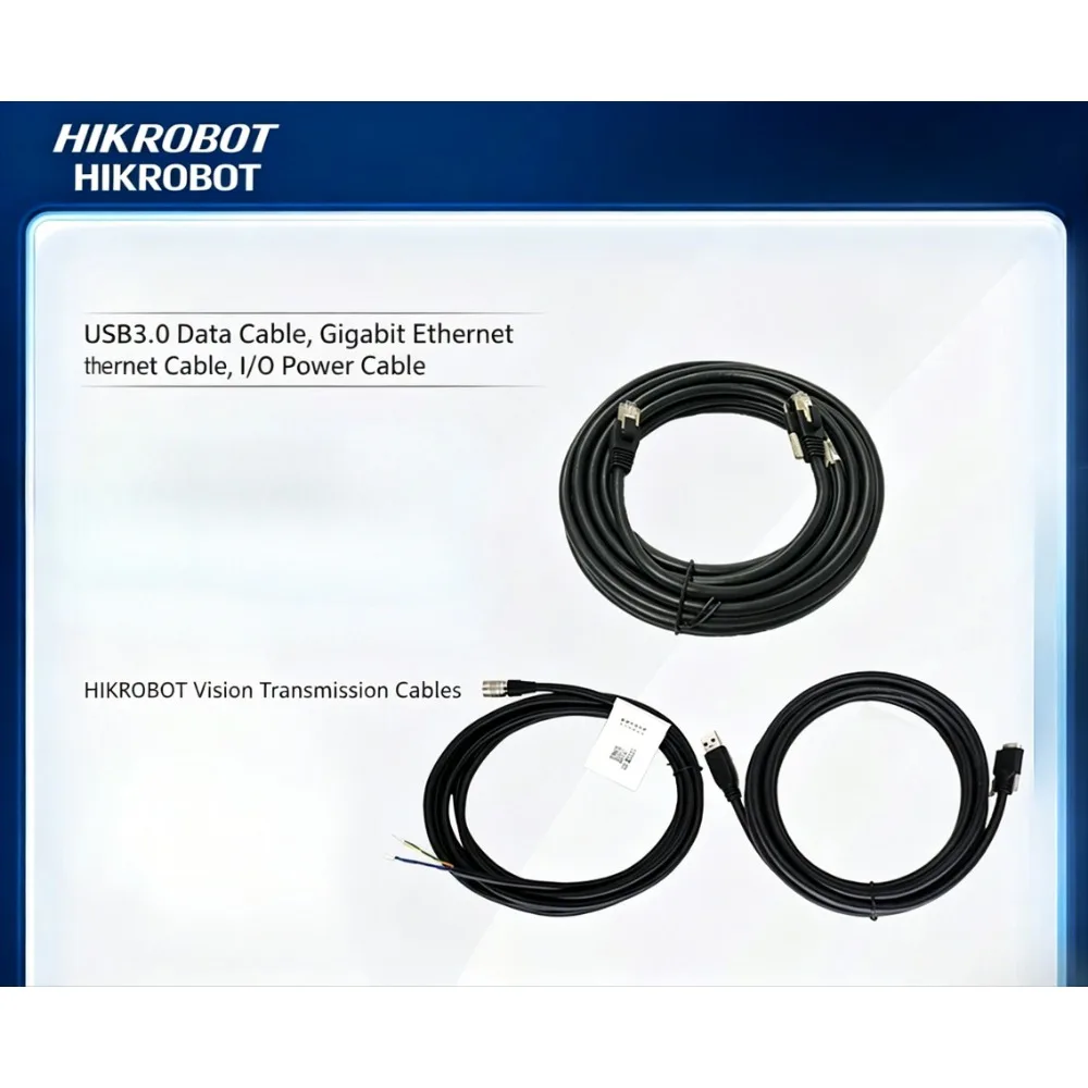 HIKROBOT Original MV-ACG-RJ45s Gigabit Cat5e Industrial Camera Cable Suitable for Hikvision Machine Vision Cameras