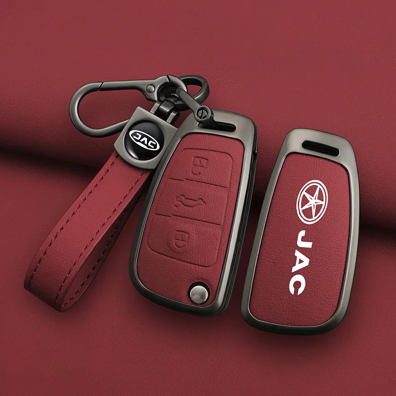 Чехол для автомобильного ключа из цинкового сплава, чехол для JAC S2 Refine S3 S4 S5 S7 R3 A5 7 T40 S5 X4 R3 SEI 3 2017 2018 2019 2020 аксессуар Чехол для автомобильного ключа из цинкового сплава, чехол для JAC S2 Refine S3 S4 S5 S7 R3 A5 7 T40 S5 X4 R3 SEI 3 2017 2018 2019 2020 аксессуар