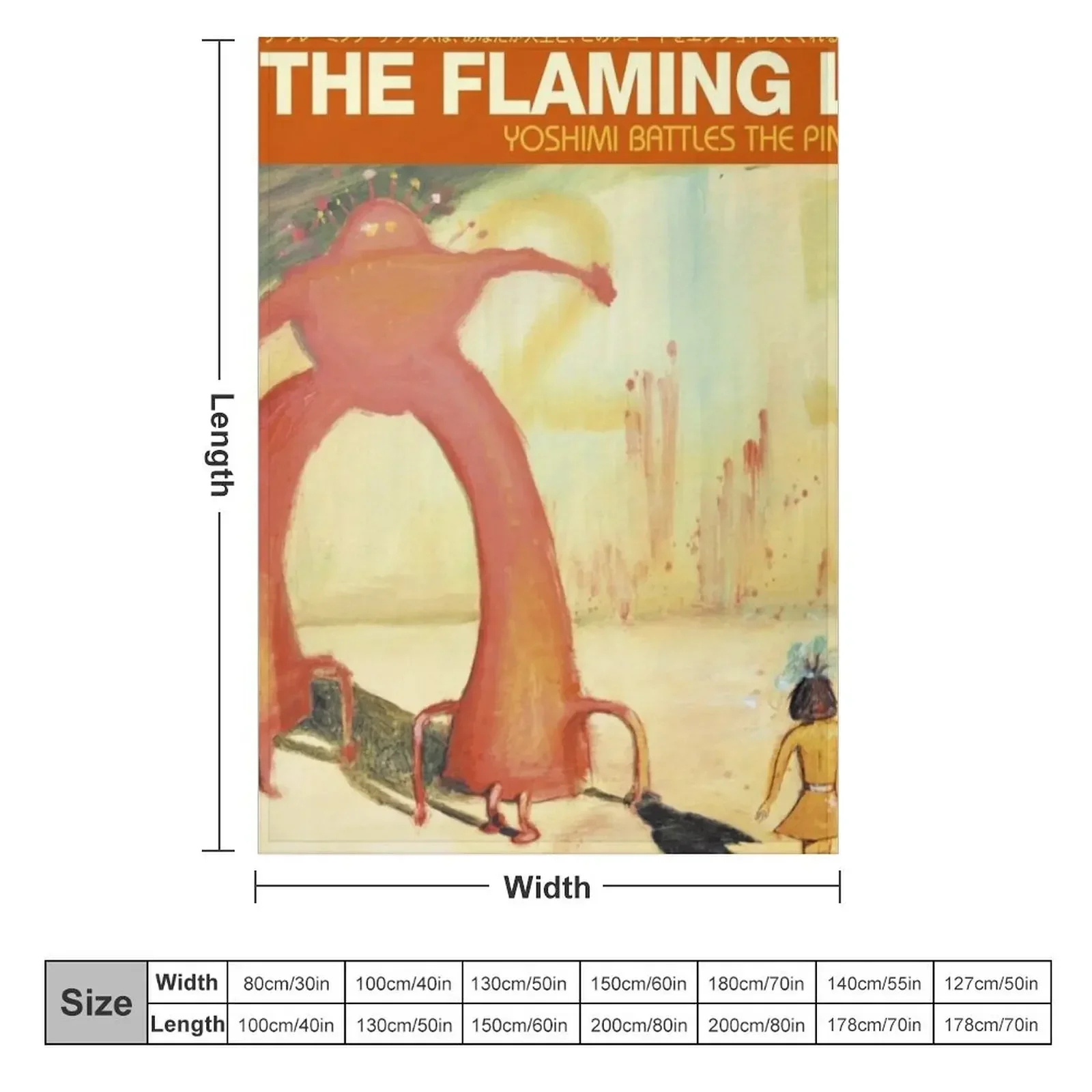 Flaming Lips - Yoshimi Battles the Pink Robots Throw Blanket Thermal christmas gifts Blankets