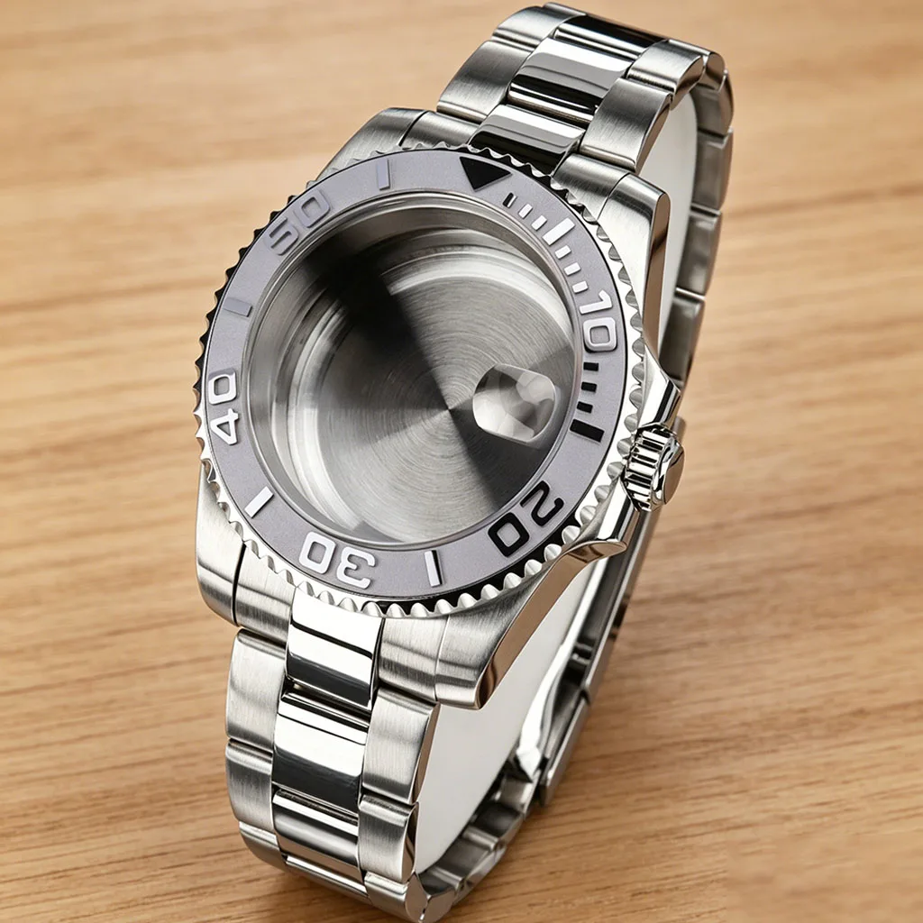 cassa-per-orologio-di-alta-qualita-argentata-40mm-con-cinturino-per-movimenti-nh35-nh36-34-eta2824-miyota8215-stile-yacht-master-impermeabile-con-vetro-zaffiro