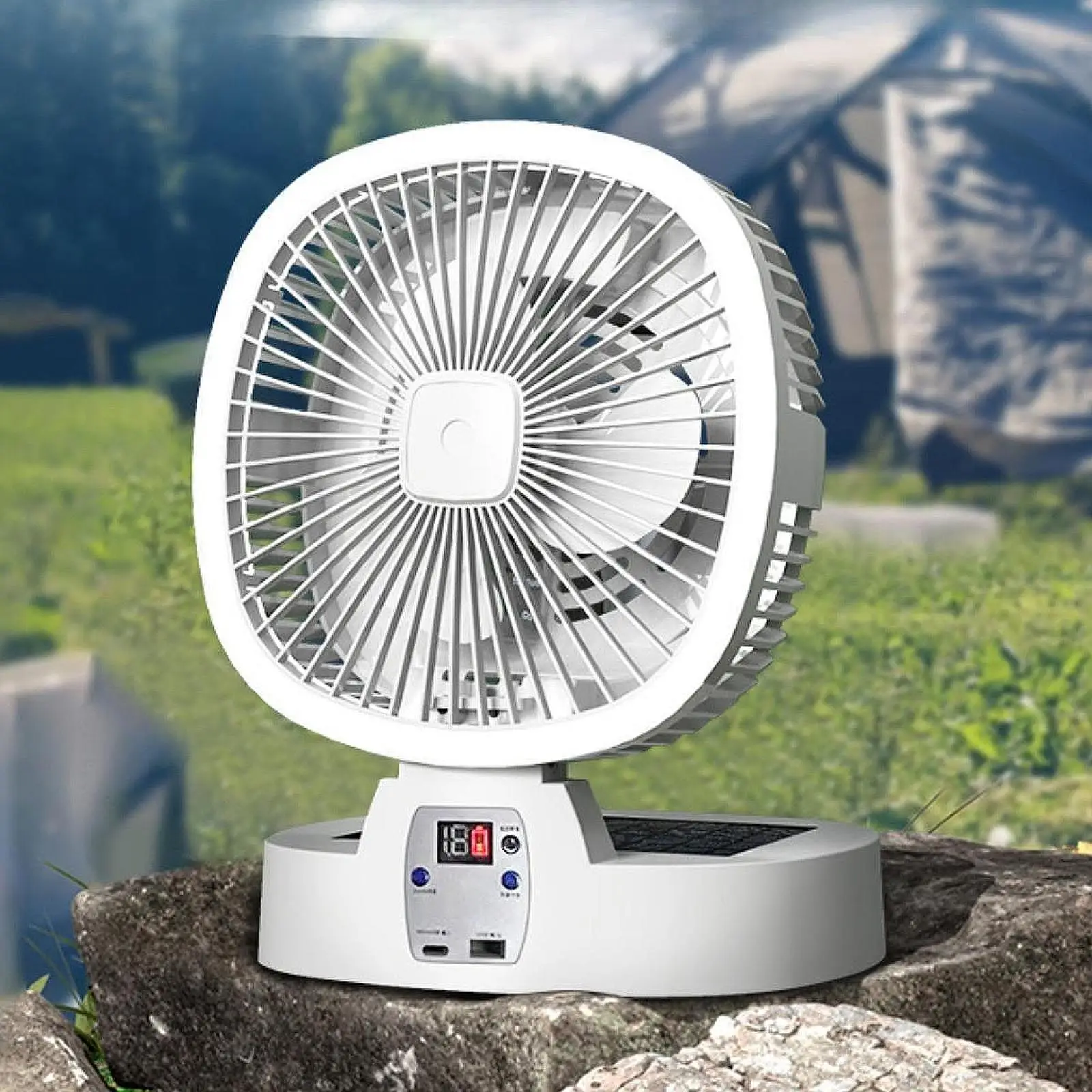 Outdoor Camping Fan USB Plug in Fan Personal USB Cooling Fan for Fishing