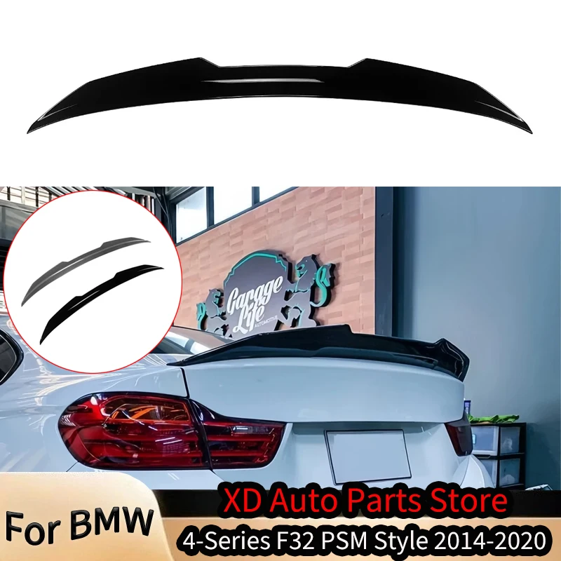 

For BMW 4-Series F32 PSM Style 2014-2020 Car Rear Roof Lid Tail Rear Trunk Wing Spoiler Exterior Body Kit Tuning Accessories