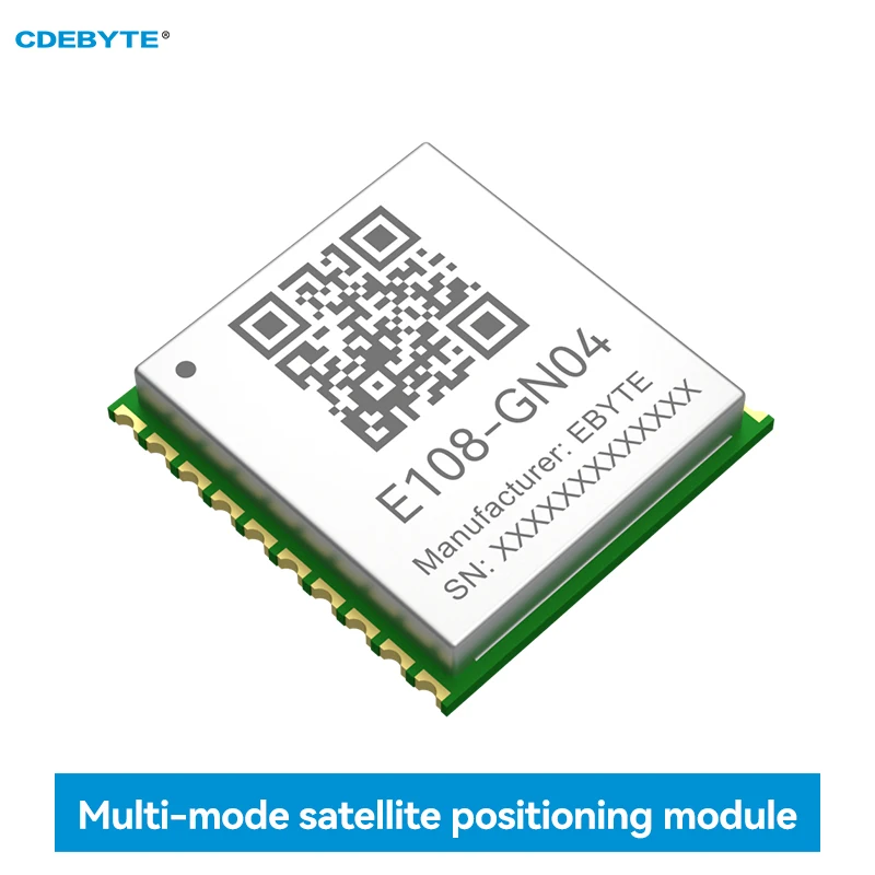 Multi Mode Satellite Positioning Module GPS Module BDS/GPS/GLONASS/GALILEO CDEBYTE E108-GN04 Small Size GNSS UART Stamp Holes