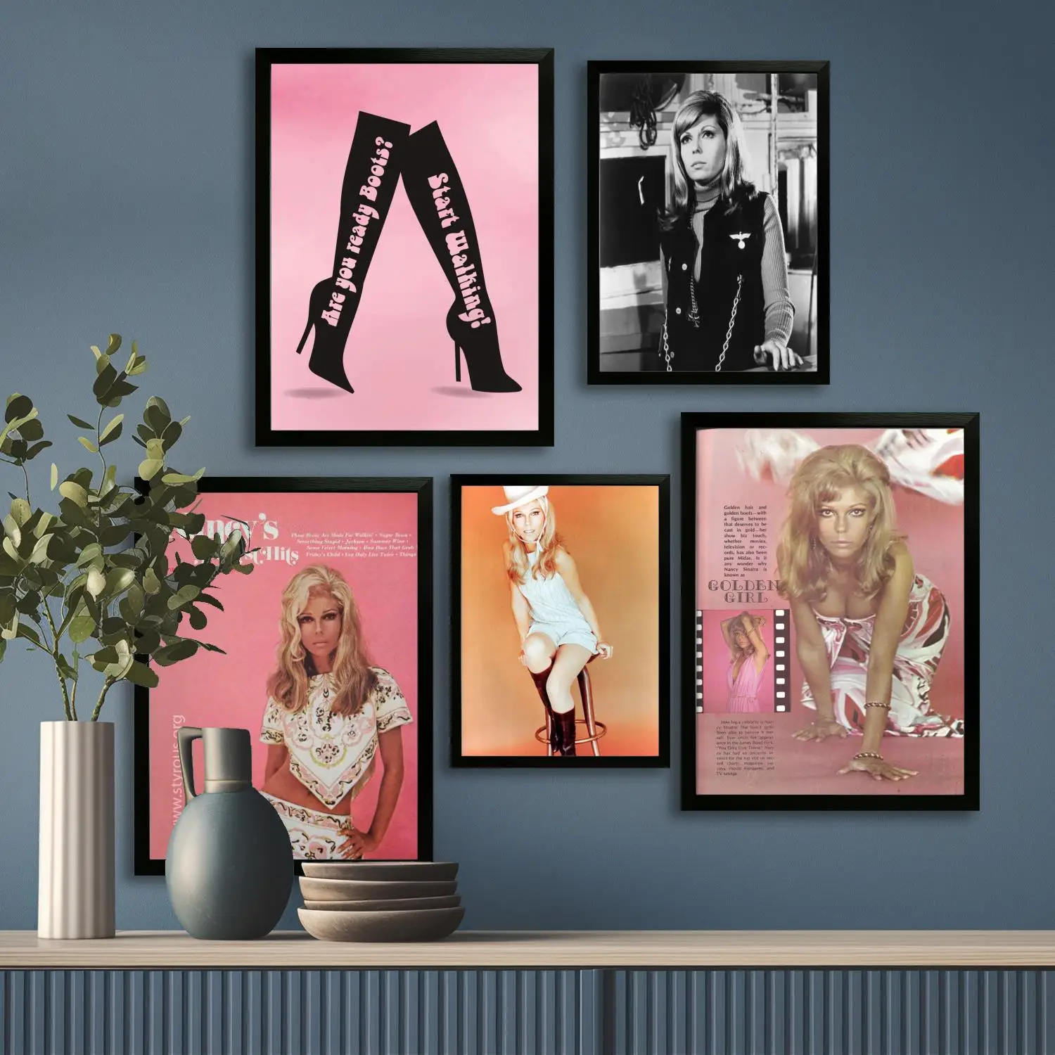 

nancy sinatra холст художественный постер, настенная живопись печать, современные семейные постеры для декора спальни, декоративная живопись
