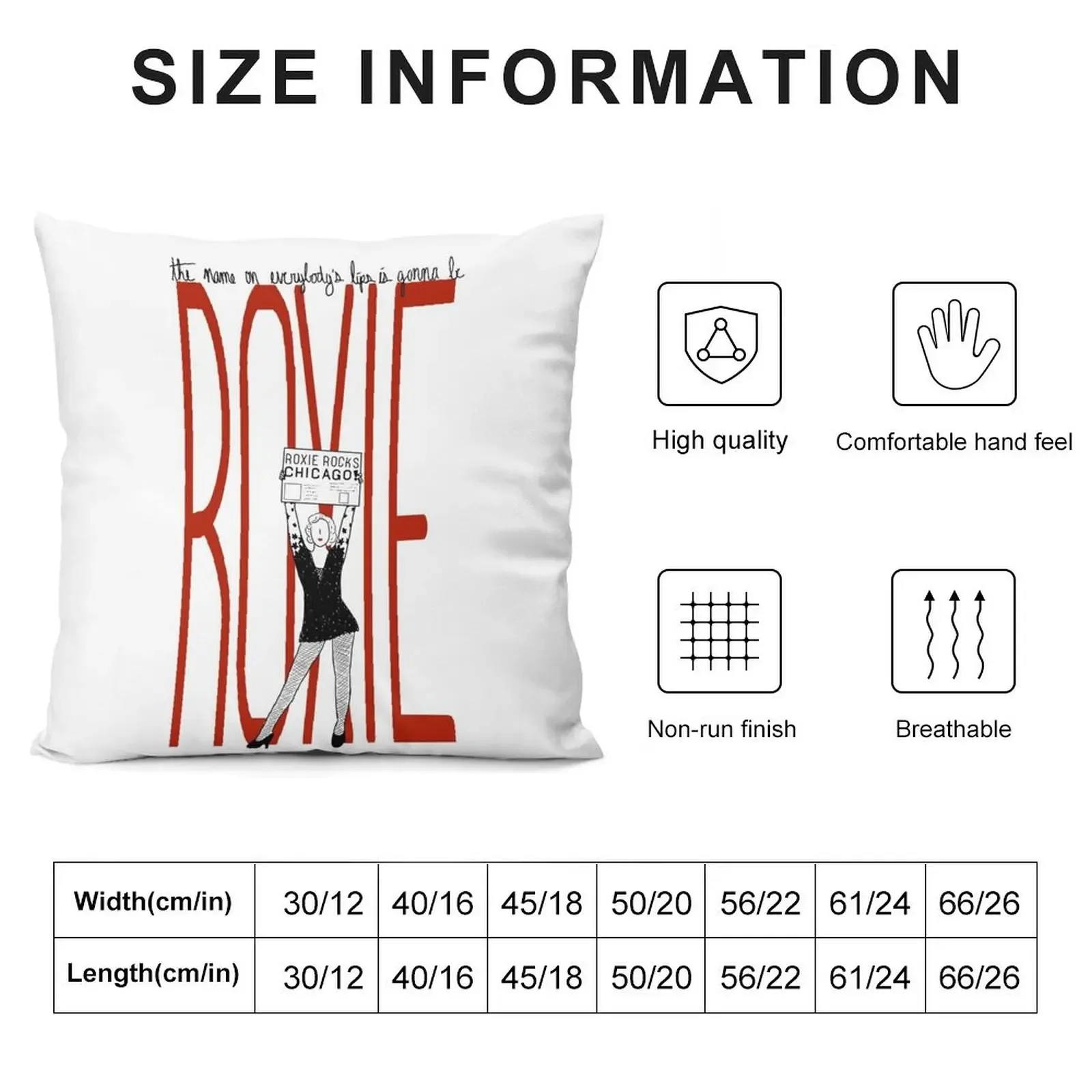 Roxie Hart Throw Pillow Sofa Cushion pillow pillowcase Cushions Cover pillow