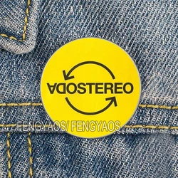 Stainless Steel Soda Stereo Band Anime Icons Pins Badge Decoration Brooches Metal Badges for Clothes Backpack Decoration