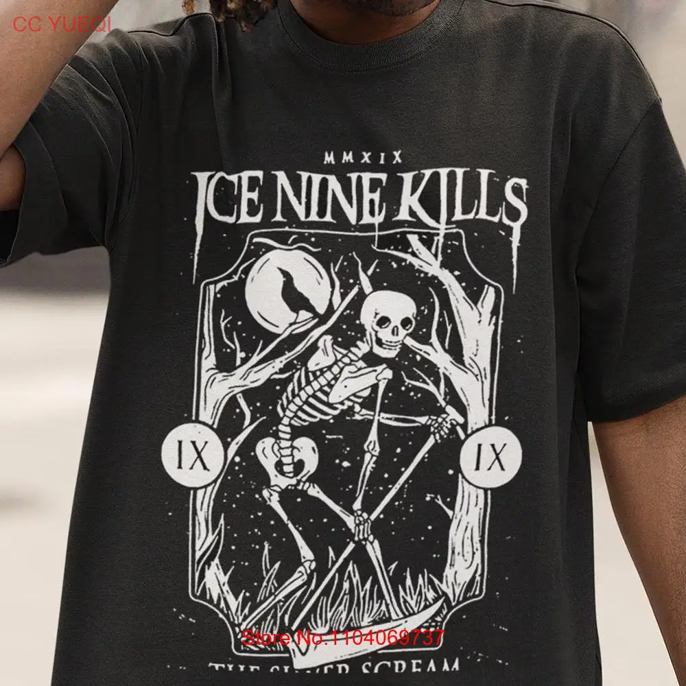 Rare Ice Nine Kills Skeleton T-shirt Classic Black S-234XL Tee THAEB930