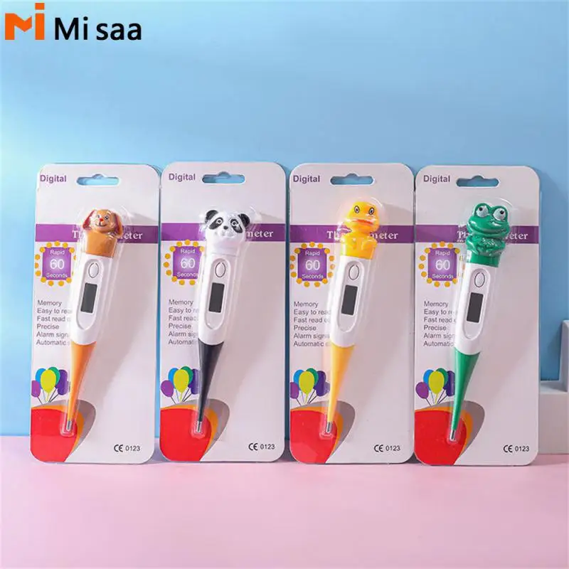 1PC Childrens Armpit Thermometer Useful Clear And Clear Quick Temperature Measurement Convenient Storage Easy To Use Thermometer