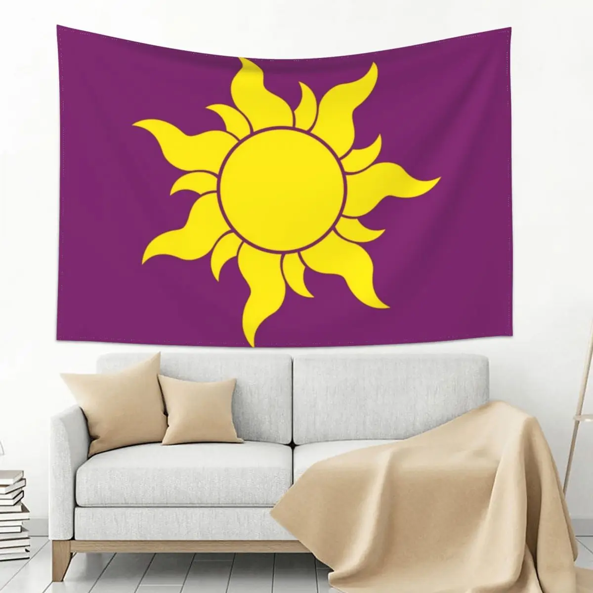 

Rapunzel Sun Tapestry Bedrooms Decorations Room Decoration Korean Style Decoration Pictures Room Wall Tapestry