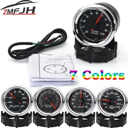 A 7Colors Auto Car Tachometer Tacho Gauge 0~10000 RPM Meter 2