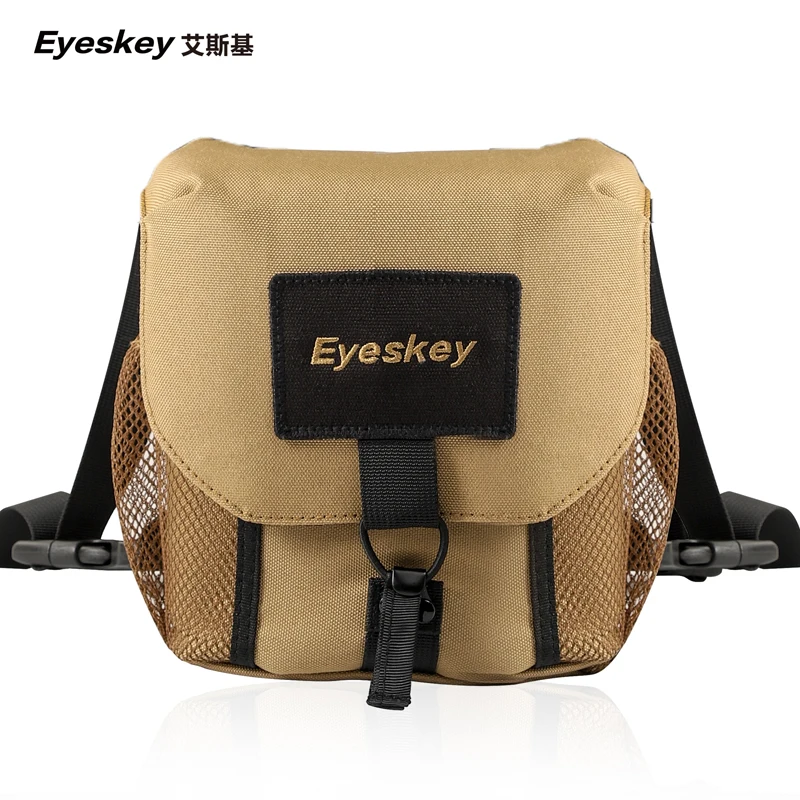 Bild 3: Eyeskey Universelle Fernglas-Tasche/Etui mit Kabelbaum, langlebig, tragbar, Teleskop-Kamera, Brusttasche für Outdoor-Wandern, Camping