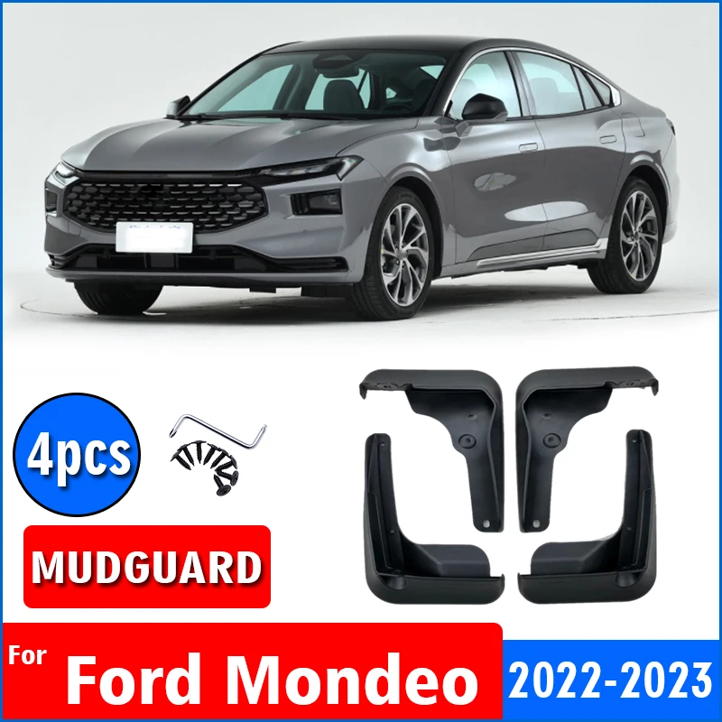 

Front Rear 4pcs FOR Ford Mondeo 2022 2023 Mudflaps Fender Mudguard Splash Mud Flap Guards Car Accessories Mudguards