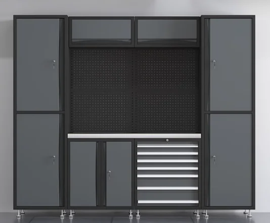 Garage Car Repair Modular Heavy Duty Tool Cabinets Service Oem Odm Display Enclosure Tool Cabinet Steel, Iron JZD