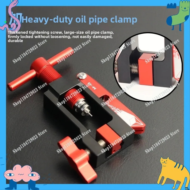 Manufacturer's hot-selling bicycle oil brake universal oil needle pressing tool set, five-wire olive head cut-off pipe