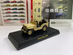 1/64 KYOSHO Jeep Willys MB  Collection of die-cast alloy  car decoration model toys