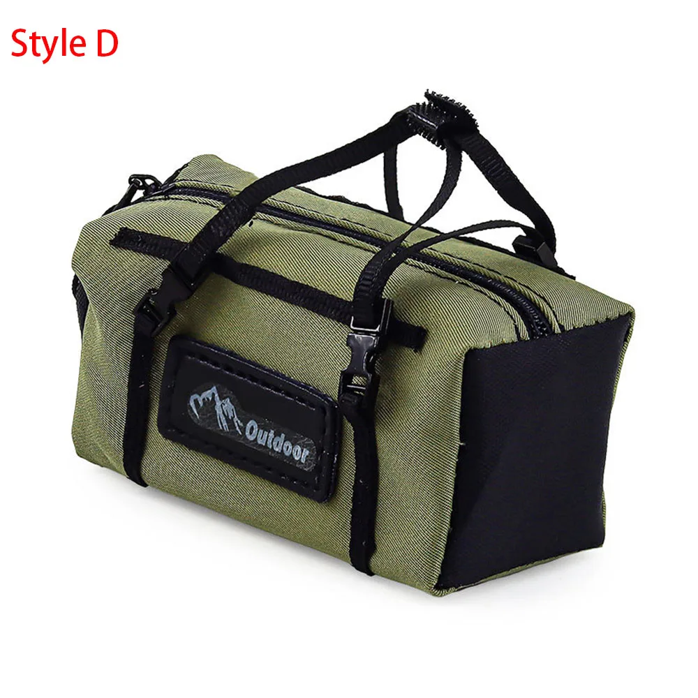 1/10 RC Crawler Simulation Luggage Bag Backpack Sleeping Bag for TRX4 SCX10 RC4WD D90 RC Car Decoration Upgrade Parts