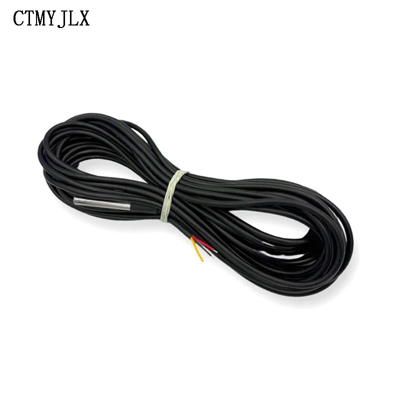 10M Waterproof DS18B20 Thread Temperature Probe Temperature Sensor Stainless Steel Package 10M 18B20 Sensors Wire For arduino