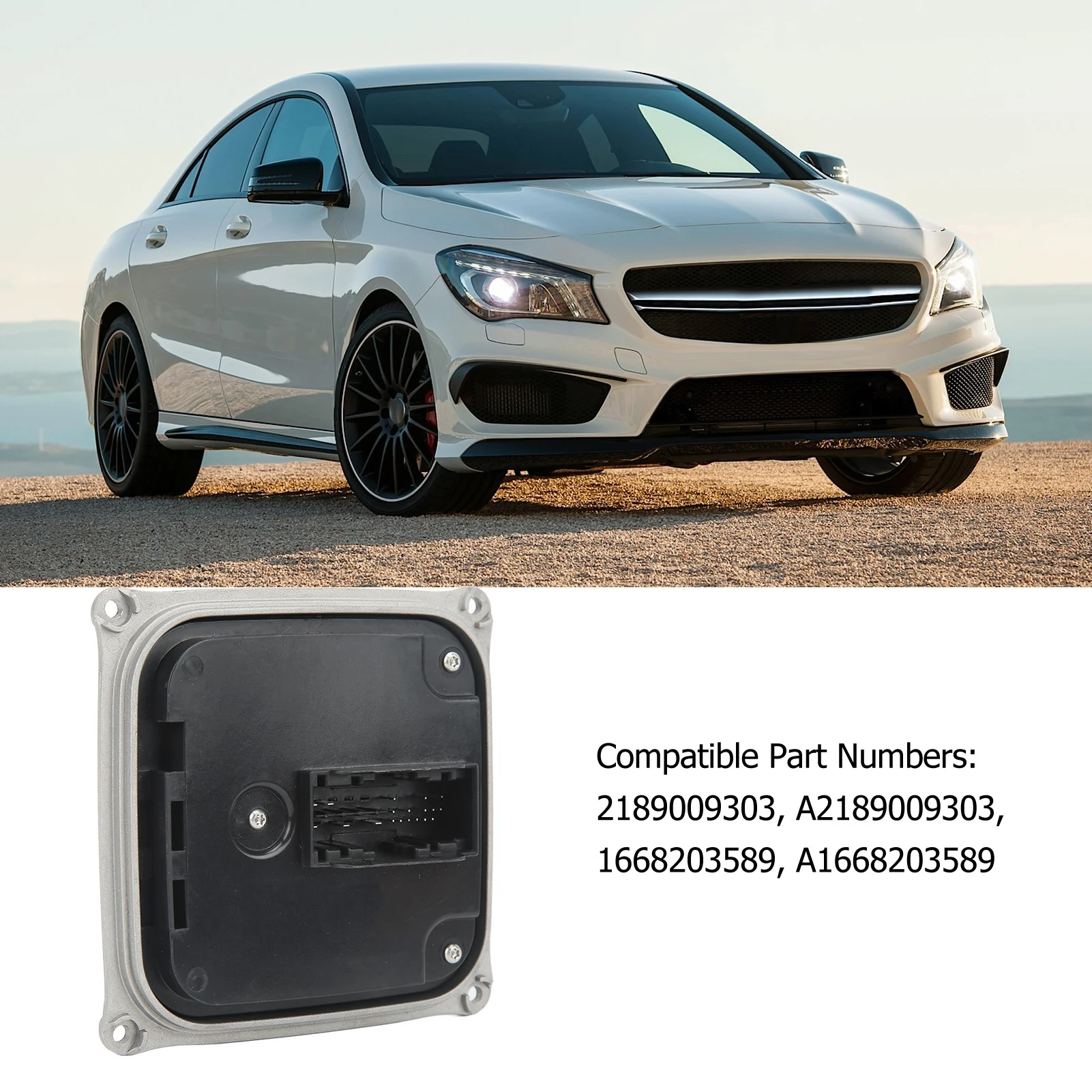 

A2189009303 Блок управления светодиодными фарами Ксеноновый балласт 2189009303 Замена для GLA‐Class X156 2013‐2019 гг.