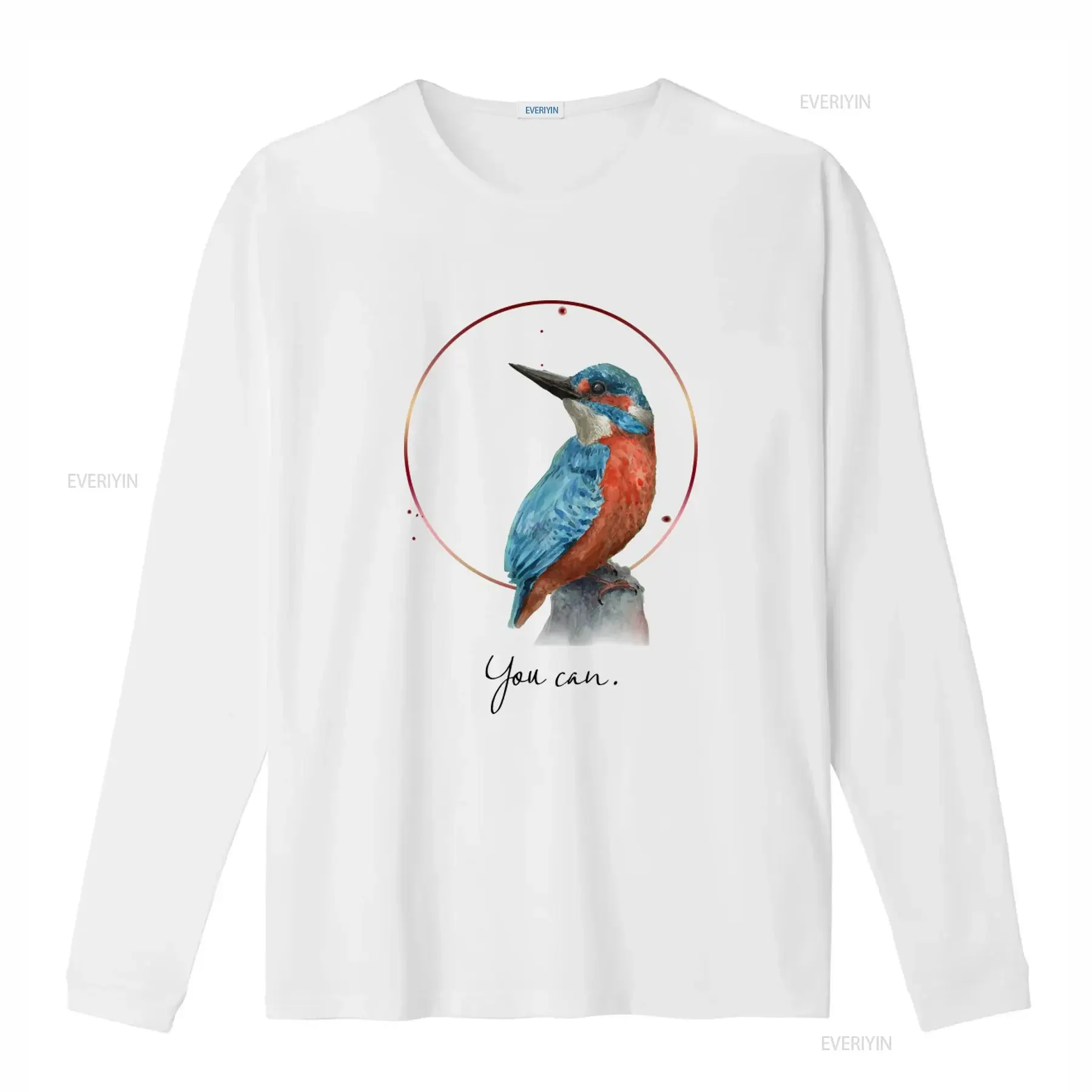 Watercolor Kingfisher Bird T shirt Perfect for Lovers Unique Design High Quality Print Comfortable Fit You Can't Miss vintage