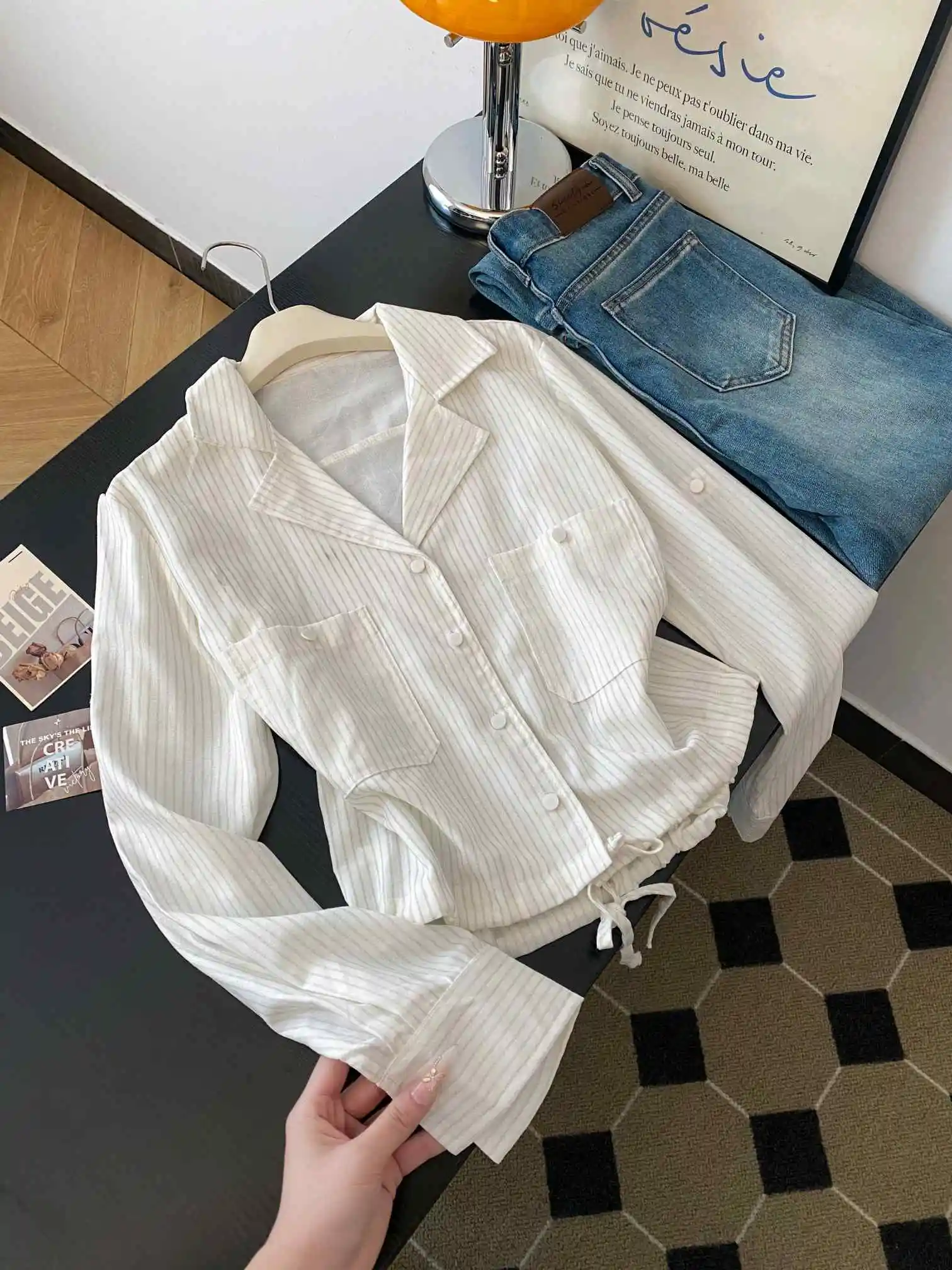 

Элегантная женская рубашка с длинным рукавом, модный топ, весенне-осенняя модная антивозрастная блузка красивого дизайна