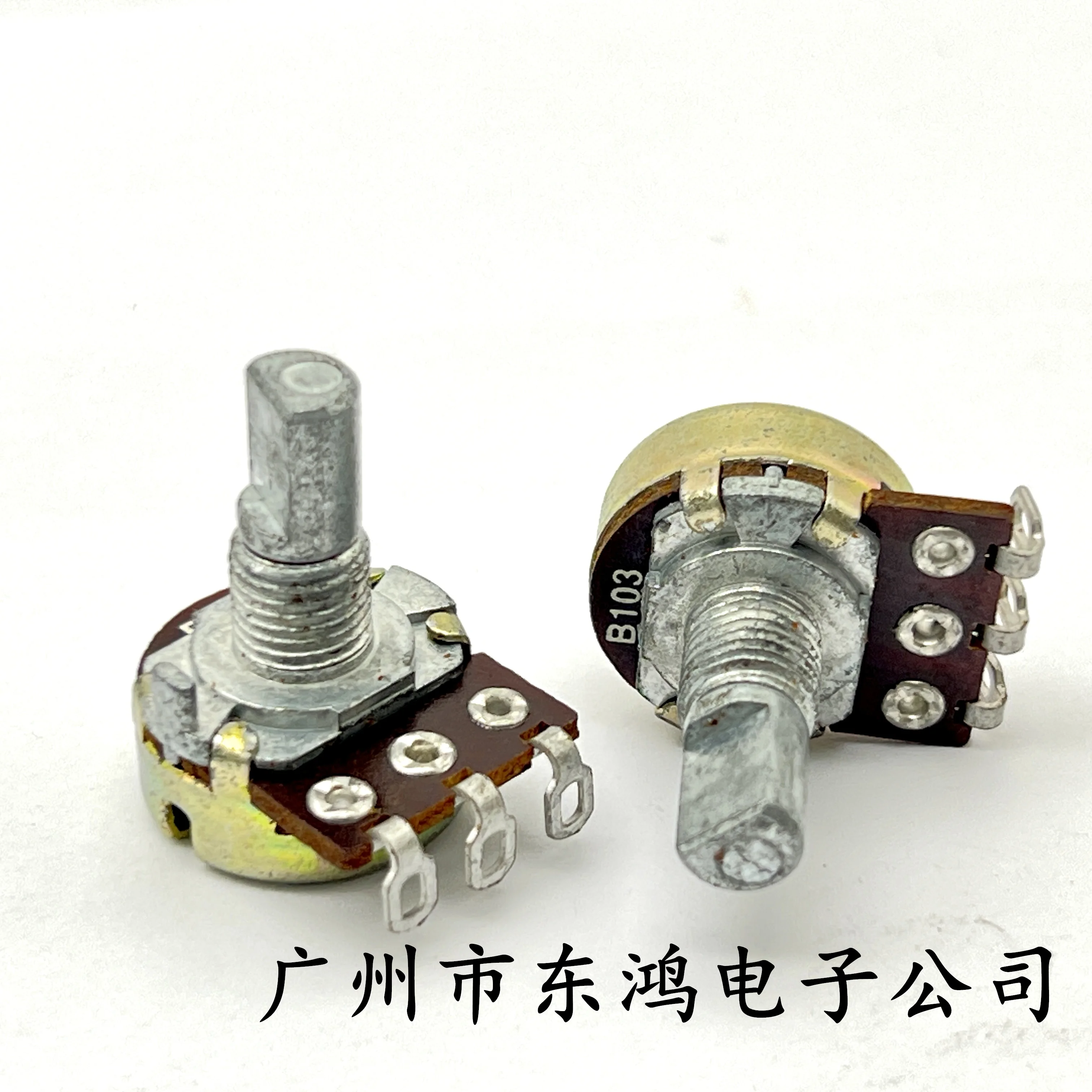 1 PCS Shengwei RK16 WH148 Single Potentiometer Short Handle 3 Pins Shank Length 15mm Adjustable Resistance B10k