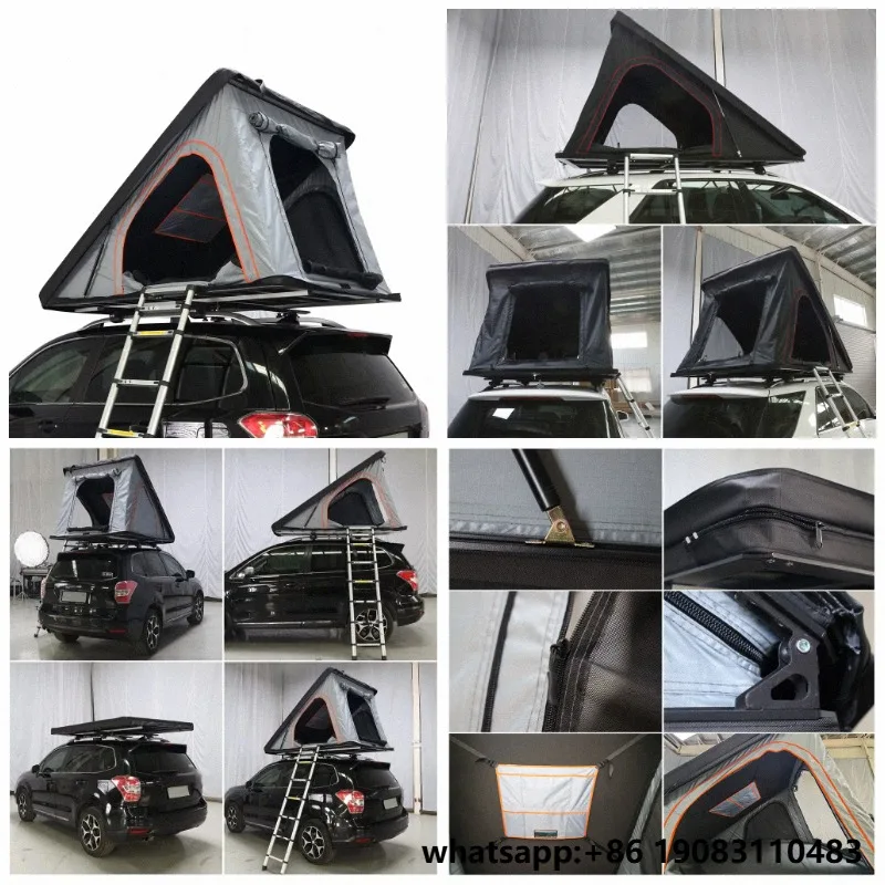 

1-3 Person Light Shell Camping Outdoor Car Rooftop Tent Triangle Type of Car Roof Top Tent