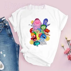 Fashion Inside Out 2 T Shirts Women T Shirt Graphic Cartoon Tshirts Summer Short Sleeve Anime Streetwear Tops T-shirt for Woman