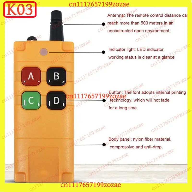 DC12‑36V 4CH Relay Receiver Module 433Mhz Universal RF Wireless Remote Control Switch For GarageDoor Opener ReplacementAccessory
