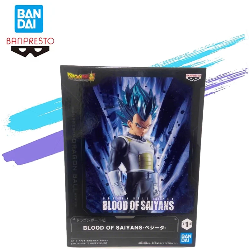

Instock Brand New Bandai Banpresto Dragon Ball Super Blood of Saiyans Vegeta Anime Action Figures Model Collectible Figure Gift