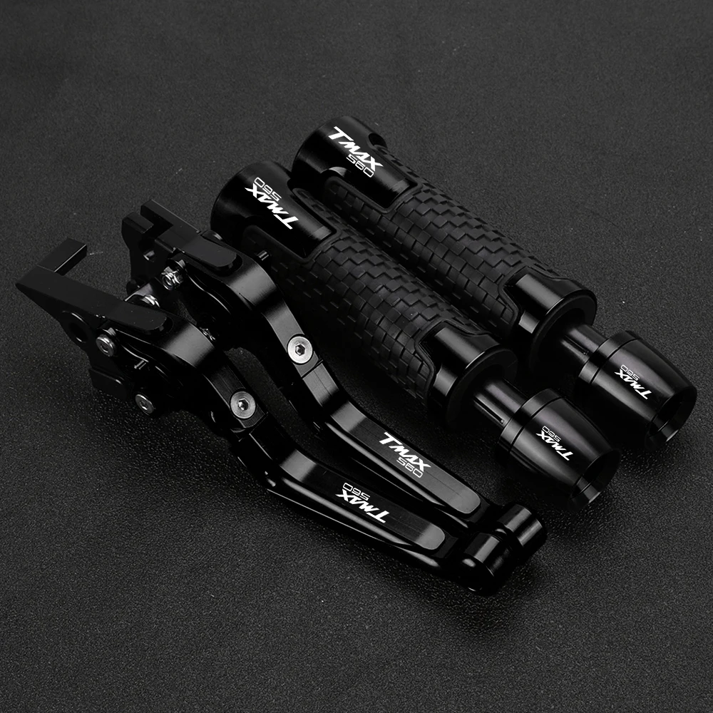 TMAX 560 ABS Motorcycle Accessories Adjustable Brake Clutch Levers Handlebar Grips ends For Yamaha TMAX560 2019-2022 2023 2024