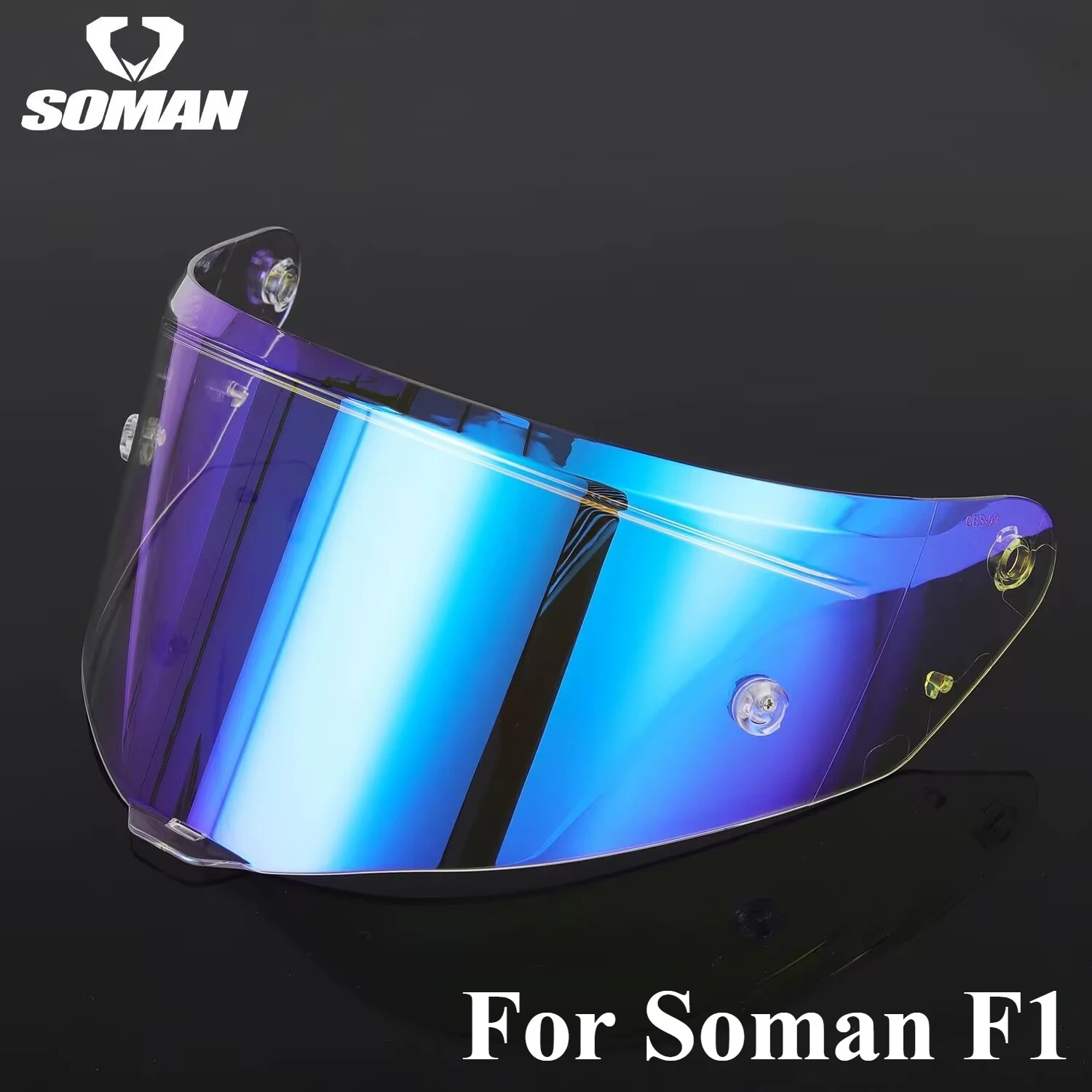 

SOMAN New Motorcycle Helmet Visor Shield Lens for SOMAN F1 Helmet Motorcycle Accessories Lens F1