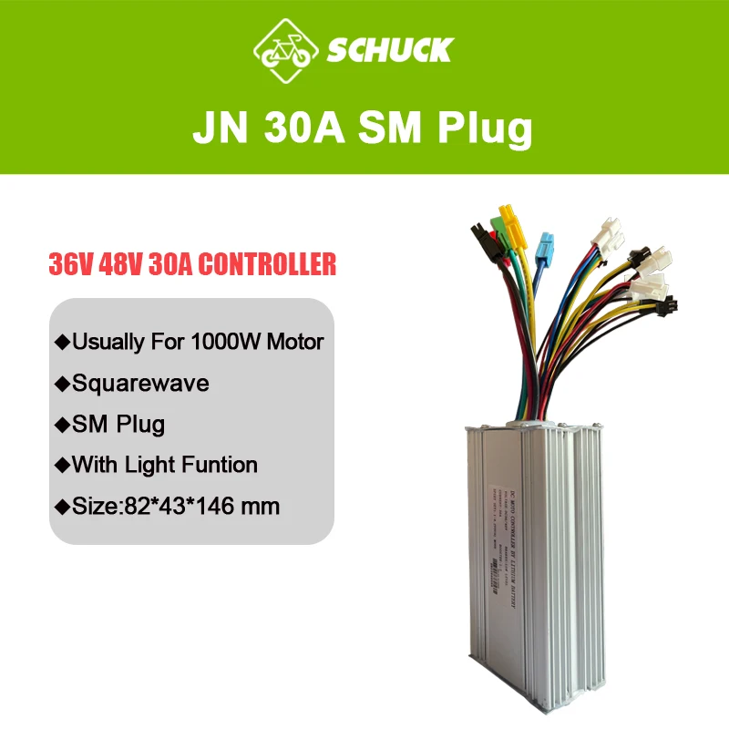 Jn Ebike Controller 36V 48V 15A 17A 22A 25A 30A 35A Controle Systeem Met 6 9 12 Mosfets voor Elektrische Scooter Conversie Onderdelen