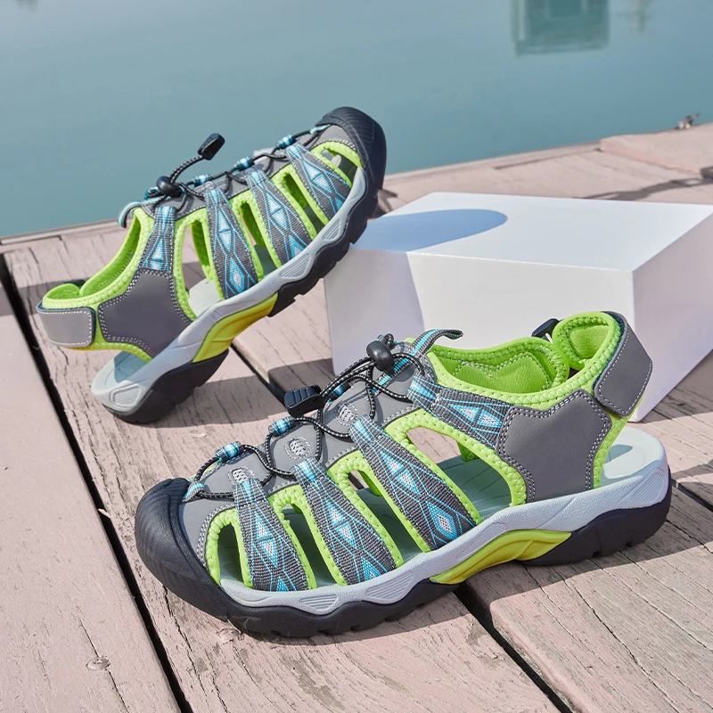 2026 New Outdoor Beach Sandals for Men Breathable Trail Running Sports Shoes Summer Quick-drying Men's Upstream Wading Sneakers