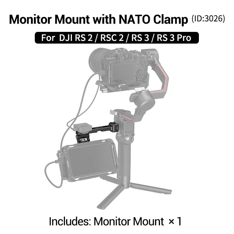 Smallrigワイヤレスコントロールスリングハンドグリップ、dji rs 2