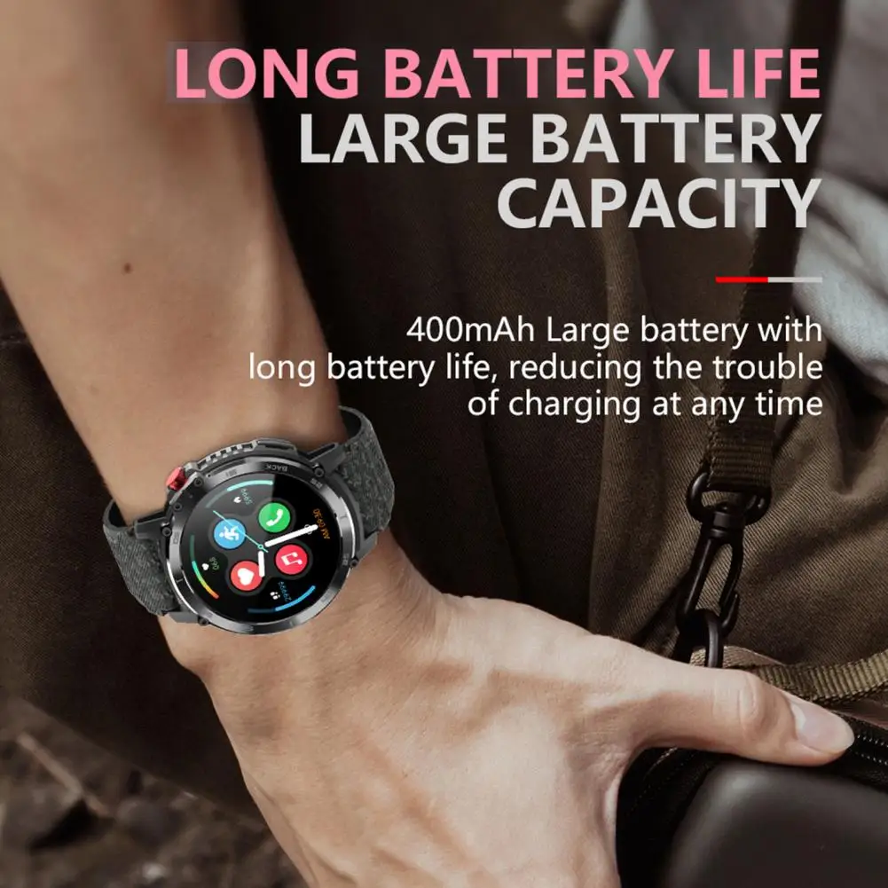 Casual Digital Watch IP68 Waterproof Multifunctional 4 Pin Charging Cable Sports Smart Watch Daily Life