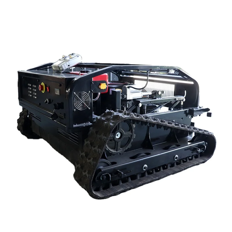 2024 Upgrade 23 Remote Control Lawn Mower Crawler Robot for Sale Fast Charging AI Smart