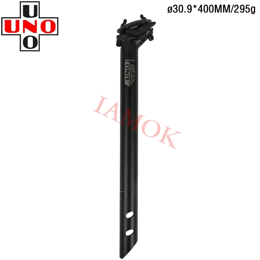 UNO SP-719 Mountainbike Ultraleicht Schwarz 27,2/30,9/31,6mm Sattelstütze Iamok 350/400mm Sattelstütze Hinten Welle Fahrrad Teile