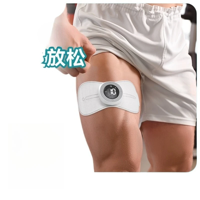 Muscle electrical stimulation exercise device, pulse, intelligent, massage patch, muscle relaxation