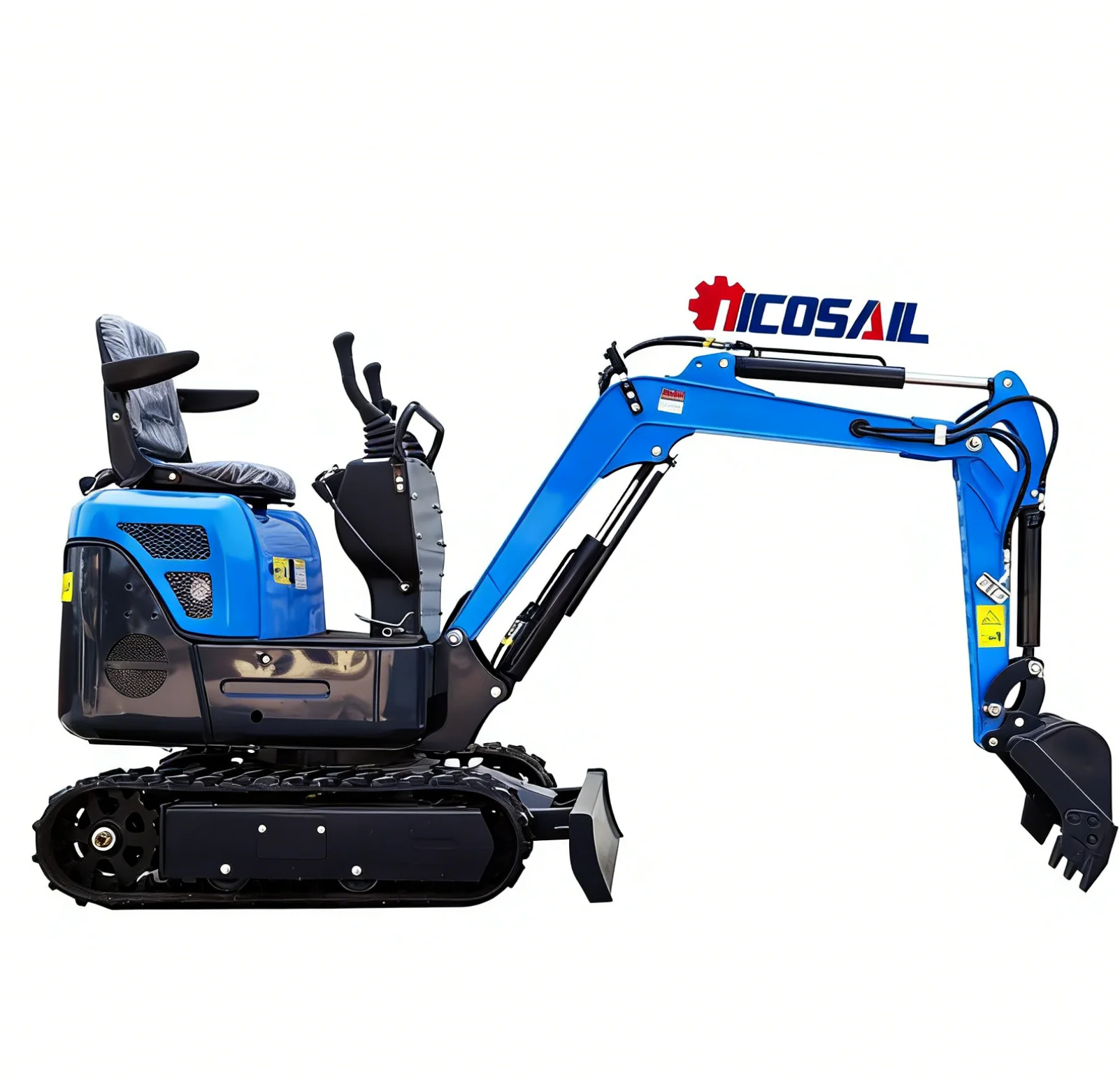 

1.0 Ton Mini Excavator 800kg Operating Weight EPA & CE Certified Small Digger