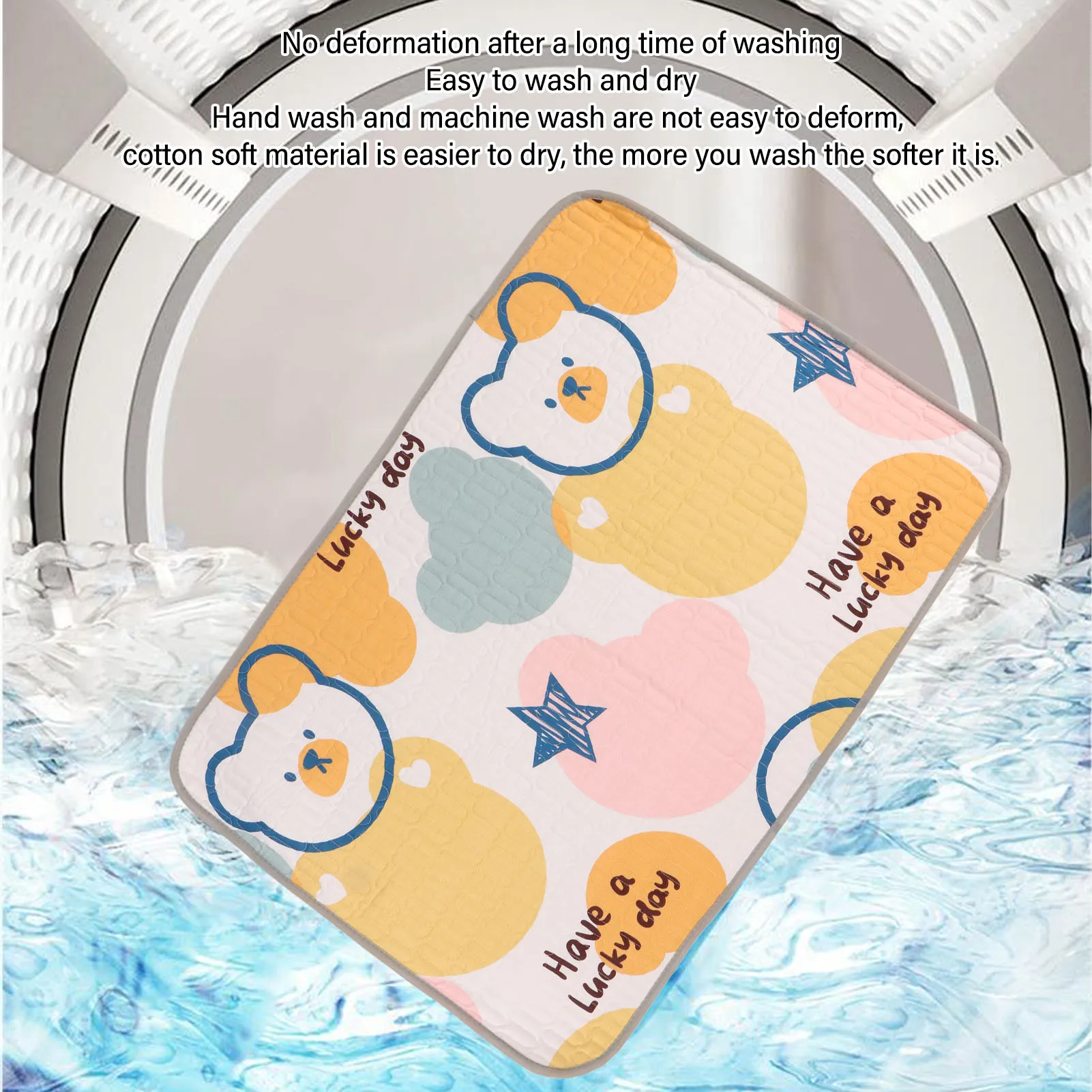 Bedkussens Wasbaar Waterdicht Huidvriendelijk Urine Matras 28x39.4in Wateropname Multifunctioneel voor Vrouwen voor Reizen Gebruik