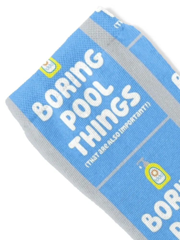 Boring Pool Things Socks retro loose Antiskid soccer hiking Socks Girl Men's
