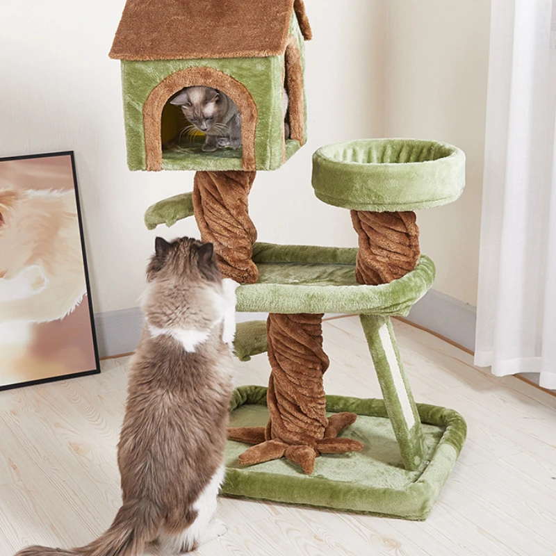 

Hammock Cat Tower Cat Tree Ball House Toy Bed Basket Big Condo Furniture Tunnel Home Ramp Outdoor Nest Swing Wooden Supplies Pet