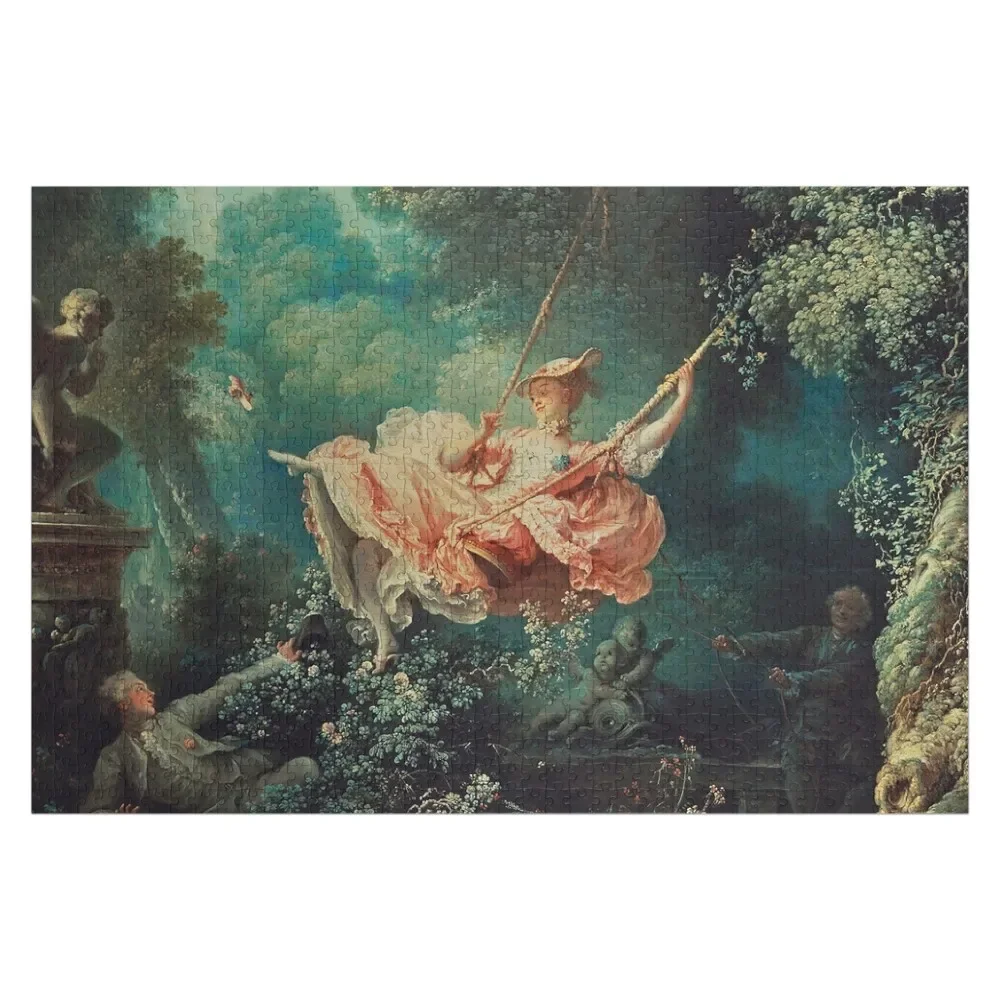 

The Swing Painting - Jean-Honoré Fragonard Jigsaw Puzzle Wooden Boxes Toys For Children Personalized Toy Puzzle