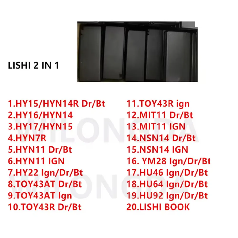 repair tool LISHI 2 IN 1 HY15 HY16 HY17 HYN7R HYN11 Ign HY22 TOY43 TOY43R TOY43AT Ign