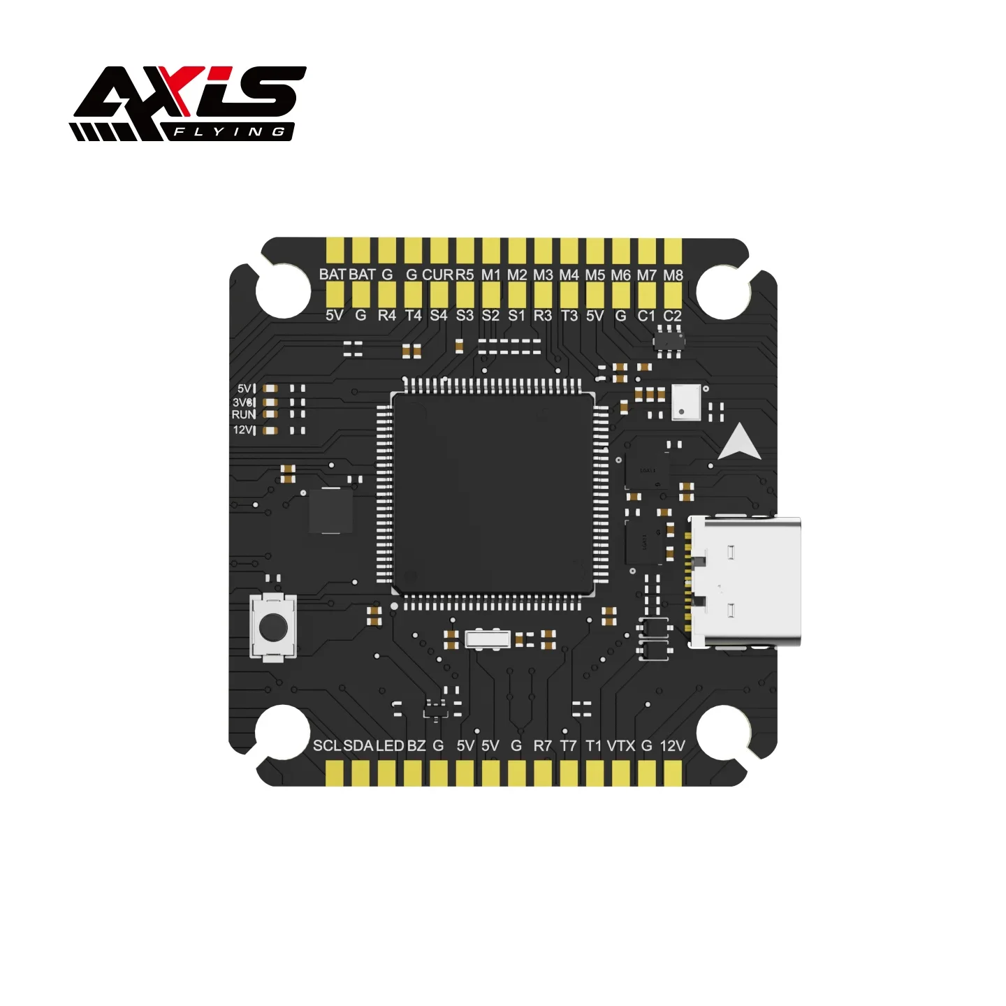 UniFlyAxisflying H743 Pro Flight Controller STM32H743 Main Controller Dual ICM-42688 Gyro For RC FPV Freestyle Racing Drones