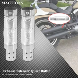 Motorcycle Exhaust Quiet Baffle DBkiller Silencer Shortshots Staggered System Modified Muffler For Harley Sportster 883 Softail