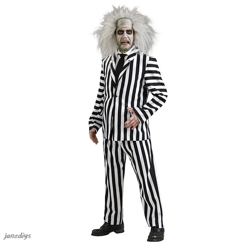 Hades Master Beetle 2 Juice Cosplay pour adultes, costume de jeu en plis, motif noir et blanc, VPN sive